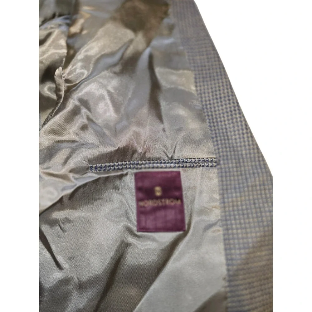 Vintage Nordstrom Harris Tweed Blazer Mens Size 42L‎ Wool Silk Sport Coat